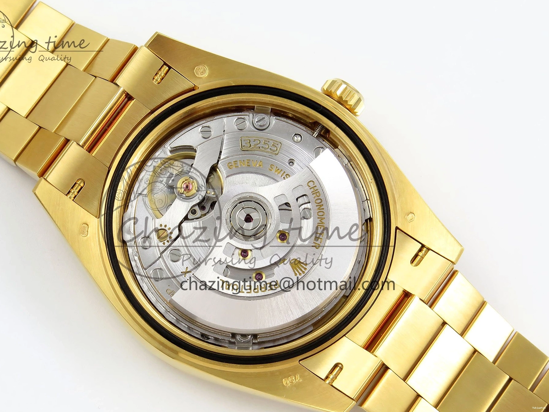 Day on 228238 ARF VR3255 Silver President Bracelet 40 YG Dial Edition Date 1:1 Best Roman 0406